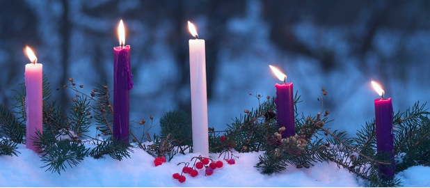 Five Advent Candles